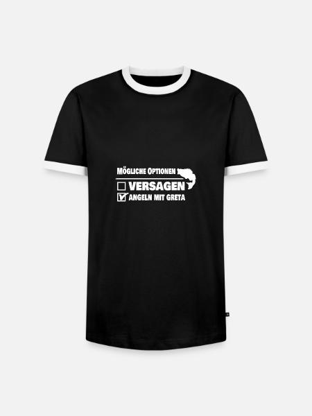 Geschenk für Greta - Männer Kontrast-T-Shirt - Schwarz/Weiß