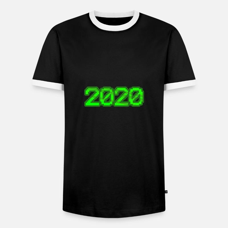 2020 - Men's Ringer Shirt - black/white