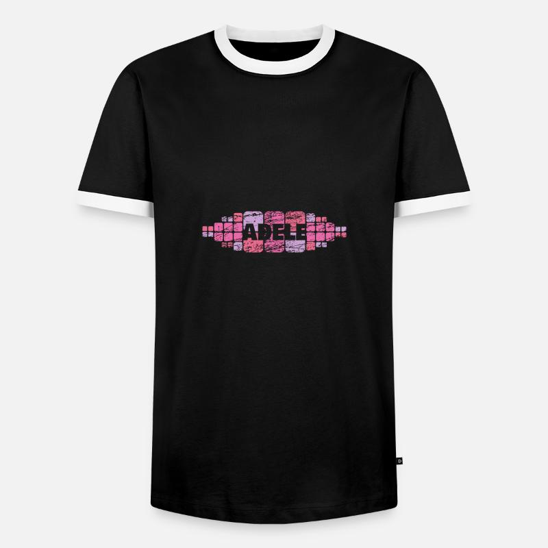 Mutti - Männer Kontrast-T-Shirt - Schwarz/Weiß