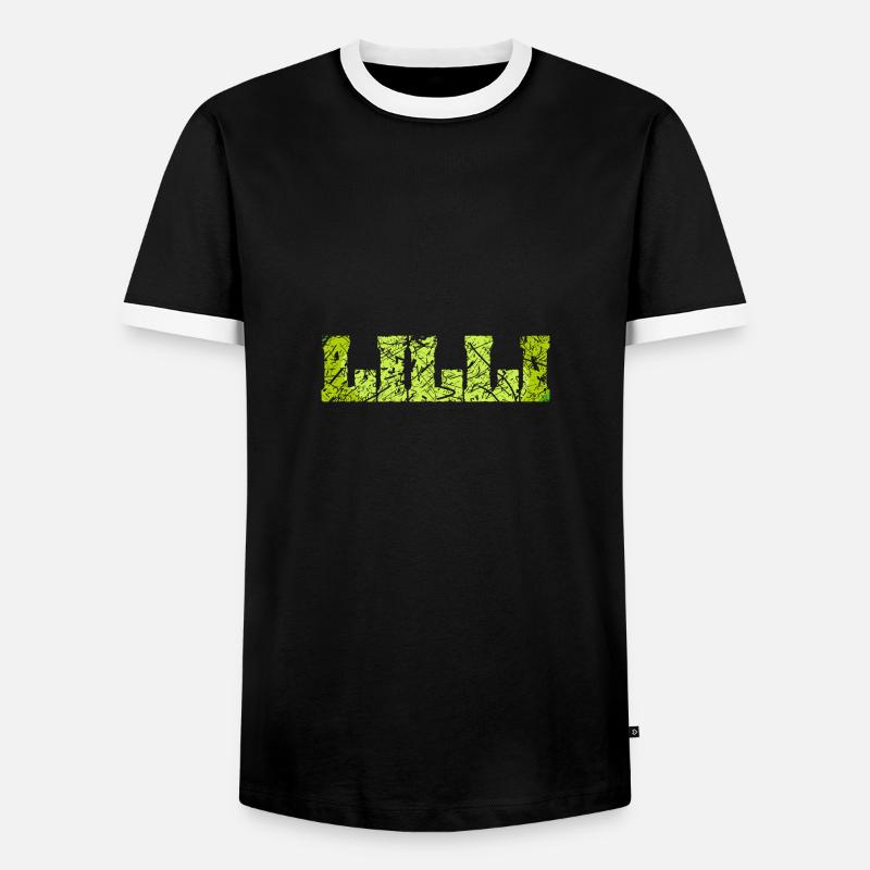 Name: Lilli - Men's Ringer Shirt - black/white