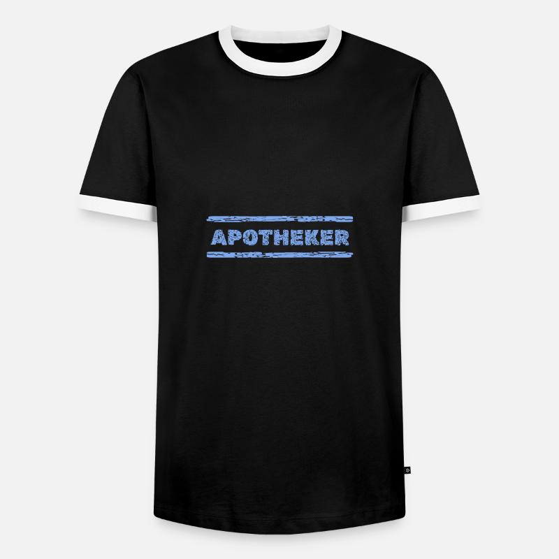 Occupation Pharmacist - Men's Ringer Shirt - black/white