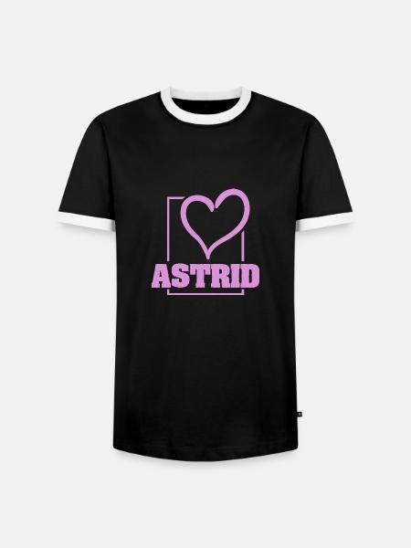 Astrid : Bachelorette - T-shirt contrasté Homme - noir/blanc