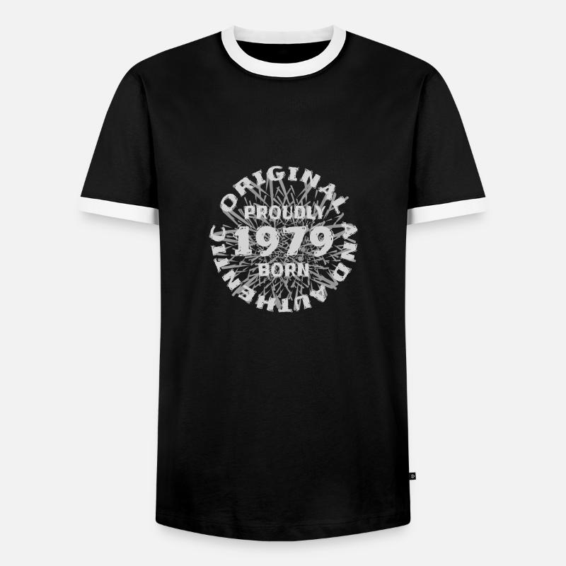 Work 1979 - Men's Ringer Shirt - black/white