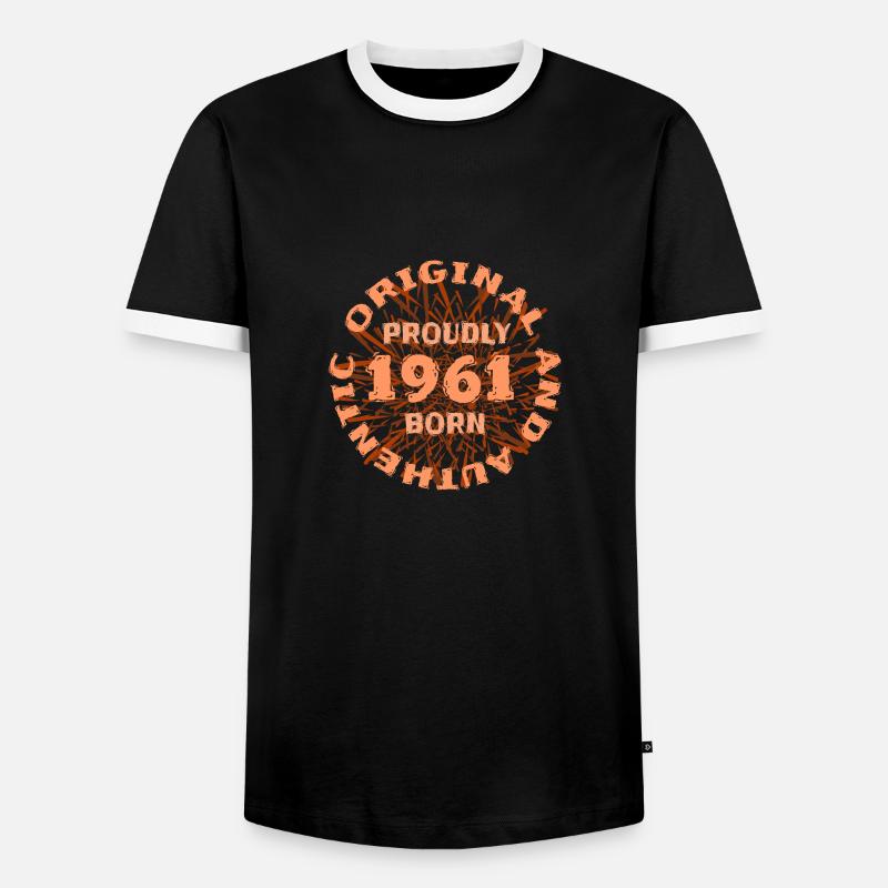 Original 1961 - Men's Ringer Shirt - black/white