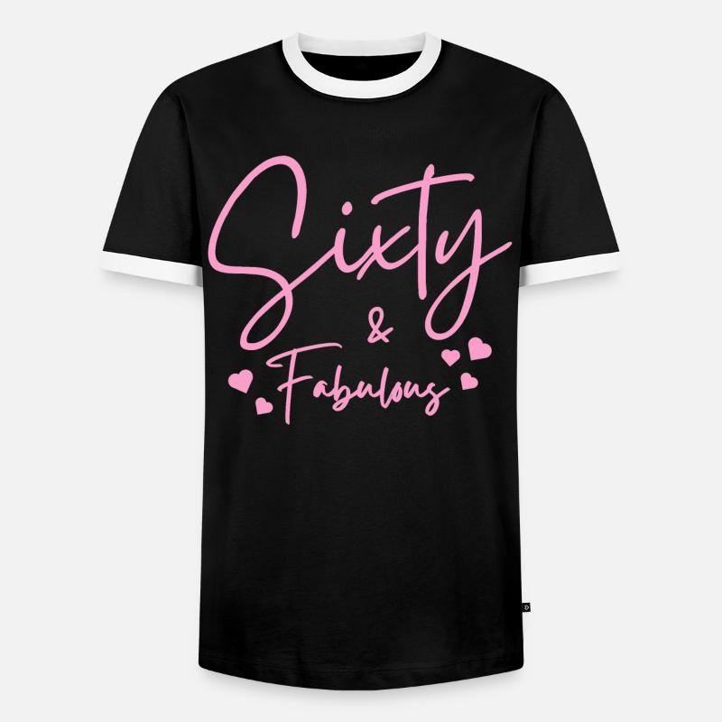 fabelhaft - Männer Kontrast-T-Shirt - Schwarz/Weiß