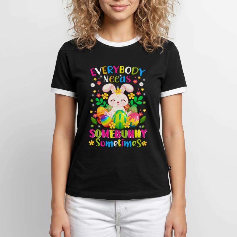 Easter Easter Easter Eggs Men's Ringer Shirt