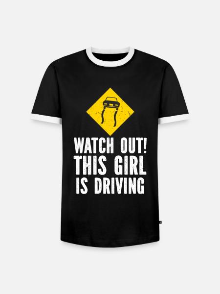 Füherscheinprüfung Führerschein Fahrprüfung - Männer Kontrast-T-Shirt - Schwarz/Weiß