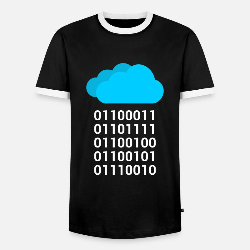 Informatik Geschenk - Männer Kontrast-T-Shirt - Schwarz/Weiß
