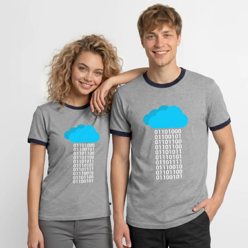 Computer Science Big Data Cloud Computing Men's Ringer Shirt