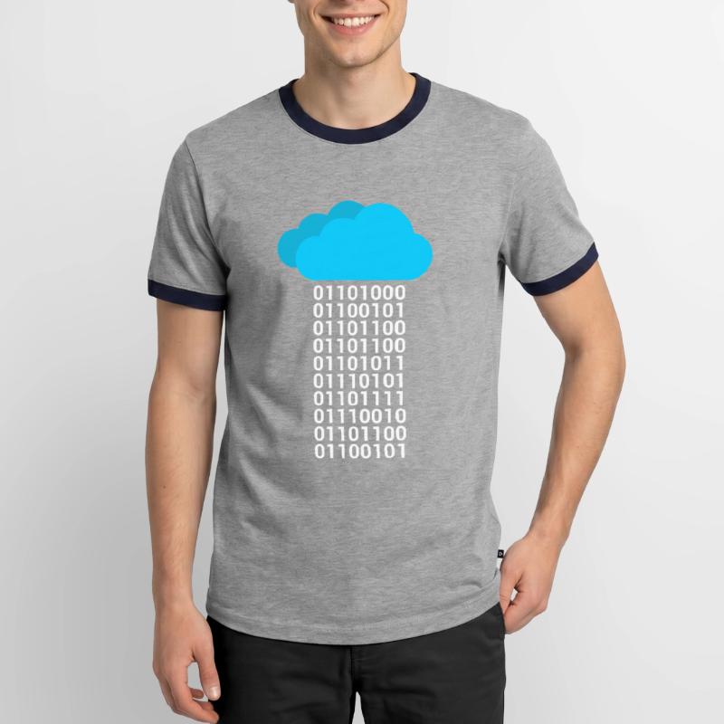 Computer Science Big Data Cloud Computing Men's Ringer Shirt