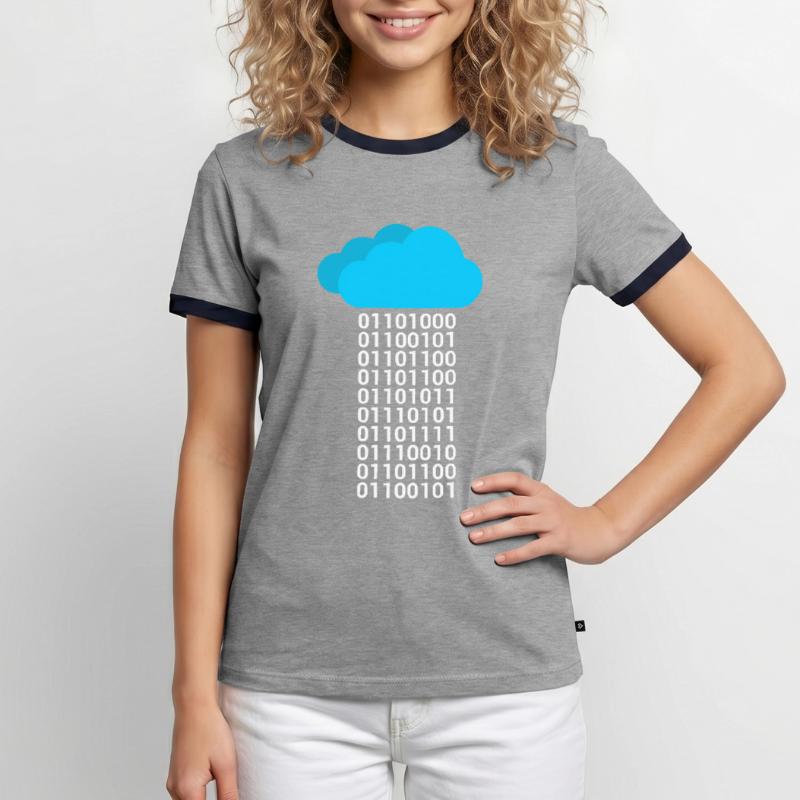 Computer Science Big Data Cloud Computing Men's Ringer Shirt