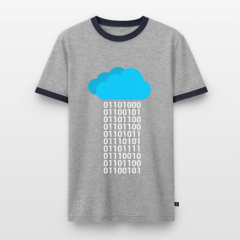 Computer Science Big Data Cloud Computing Men's Ringer Shirt