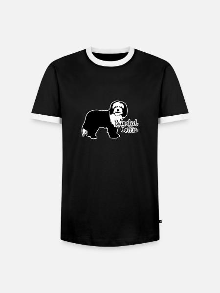 Bearded Collie - Men's Ringer Shirt - black/white