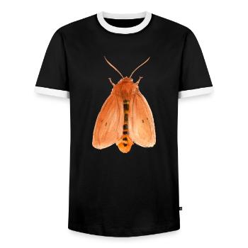 Tigre rubis - T-shirt contrasté Homme - noir/blanc - Devant - AI Model Female 172 light (172cm) & AI Model Male 178 light (178cm)