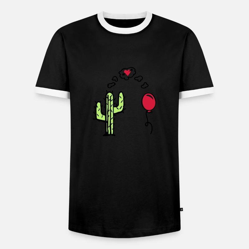 unstoppable love - Männer Kontrast-T-Shirt - Schwarz/Weiß