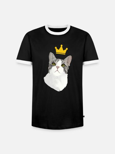 Mortier King - T-shirt contrasté Homme - noir/blanc