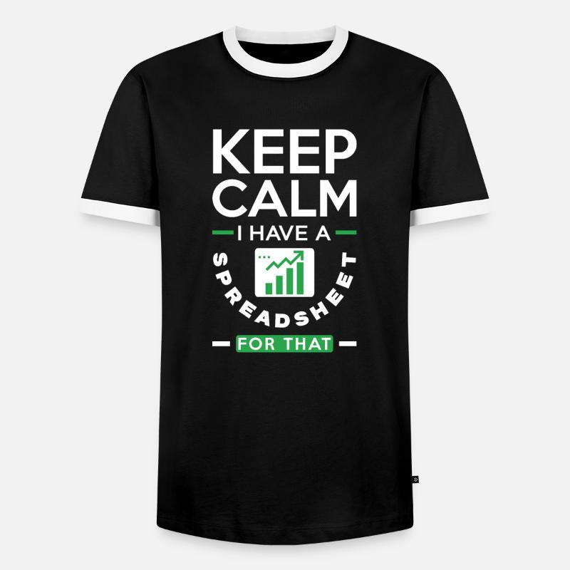 Data Engineering Datenanalyse Business - Männer Kontrast-T-Shirt - Schwarz/Weiß