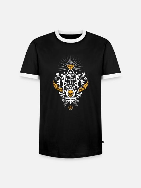 paris Ich liebe dich - Männer Kontrast-T-Shirt - Schwarz/Weiß