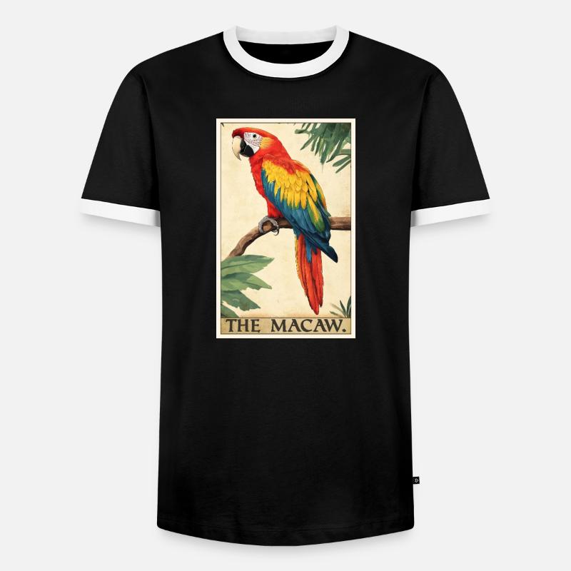 Aras Ara - Männer Kontrast-T-Shirt - Schwarz/Weiß