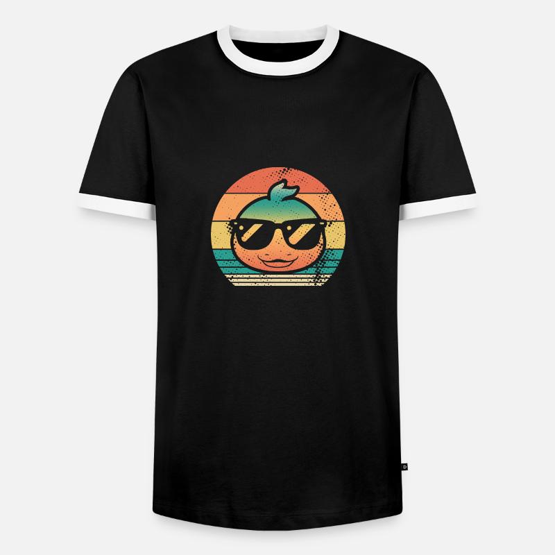 Ducks - Men's Ringer Shirt - black/white