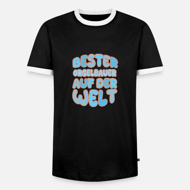 Berufung Orgelbauer - Männer Kontrast-T-Shirt - Schwarz/Weiß