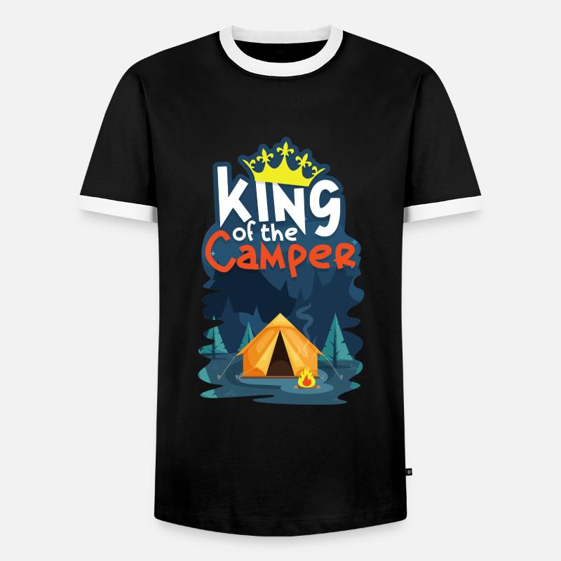 Camper - Männer Kontrast-T-Shirt - Schwarz/Weiß