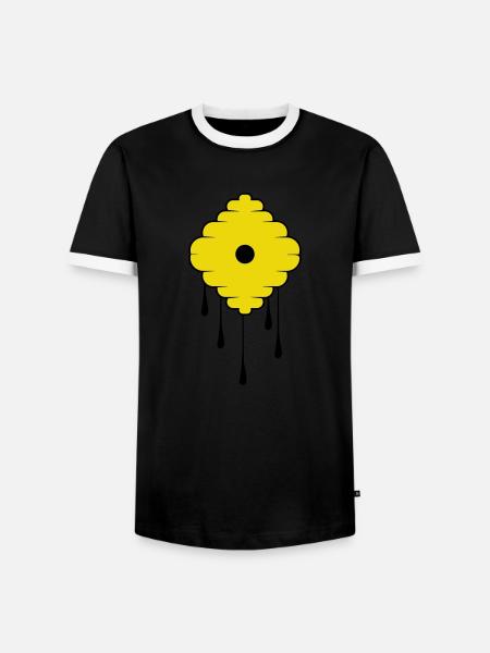 Sweet Honey - Men's Ringer Shirt - black/white
