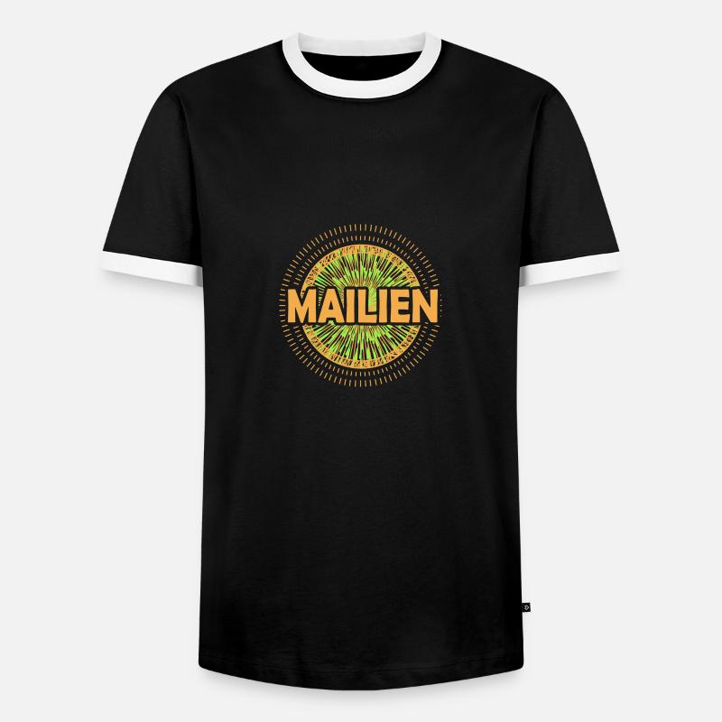 Mailien as a gift idea - Men's Ringer Shirt - black/white