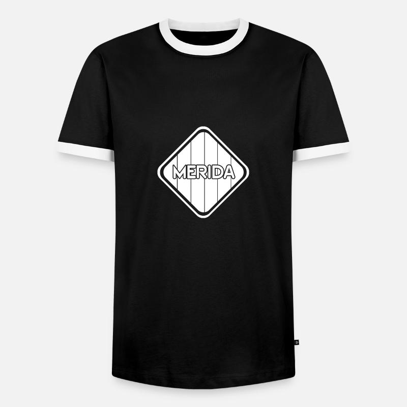 Merida - Men's Ringer Shirt - black/white