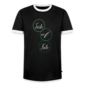 artisanat culinaire art de la blague de cuisine - T-shirt contrasté Homme - noir/blanc - Devant - AI Model Female 172 light (172cm) & AI Model Male 178 light (178cm)