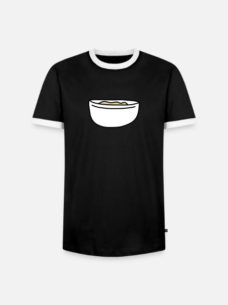 Mixing Bowl - Männer Kontrast-T-Shirt - Schwarz/Weiß