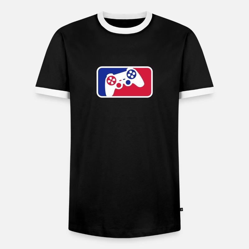 Controller Sport - Men's Ringer Shirt - black/white