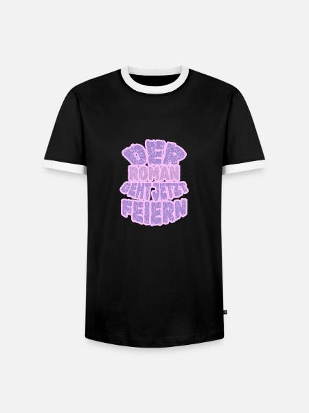 Geschenk für Roman - Männer Kontrast-T-Shirt - Schwarz/Weiß