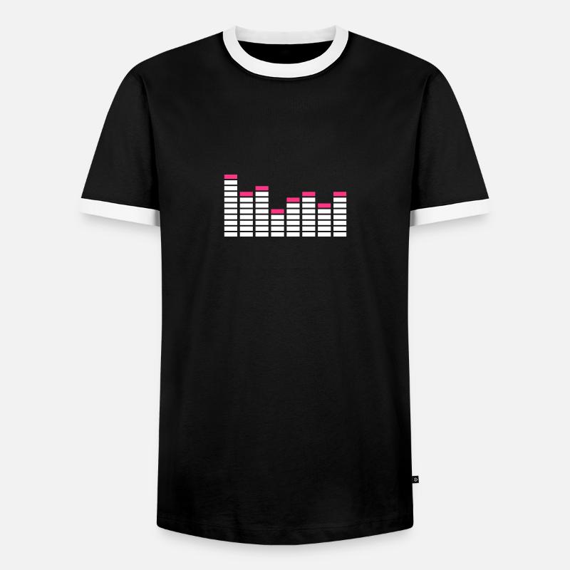 Equalizer / equaliser - Men's Ringer Shirt - black/white