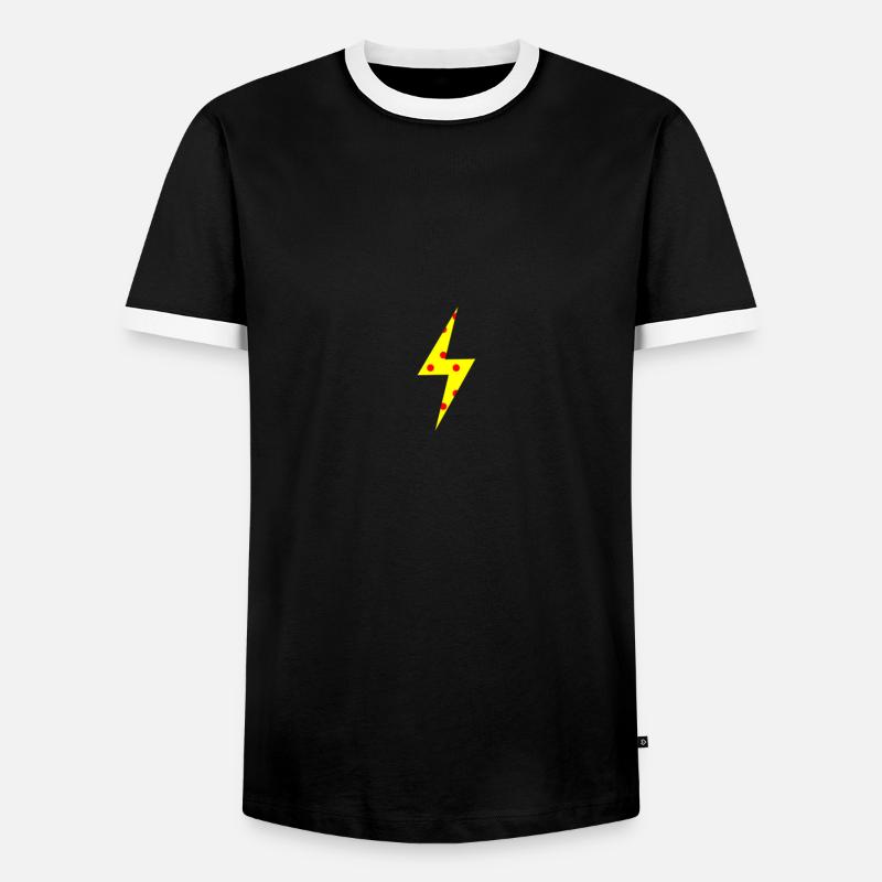 Donner - Männer Kontrast-T-Shirt - Schwarz/Weiß