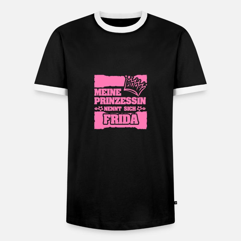 Mädchenname Mädchenname - Männer Kontrast-T-Shirt - Schwarz/Weiß
