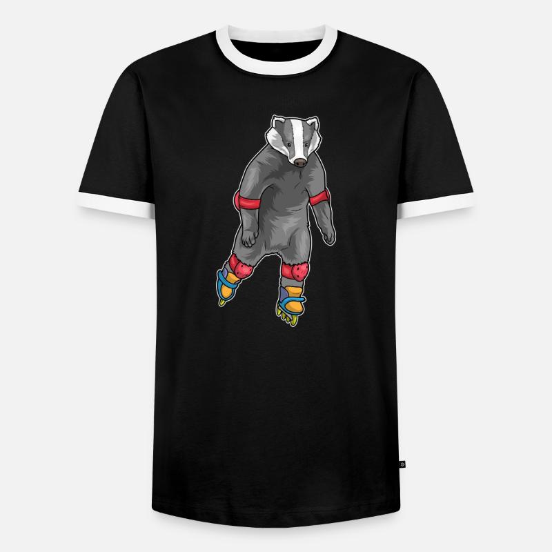 Badger Inline skating Inline skates - Men's Ringer Shirt - black/white