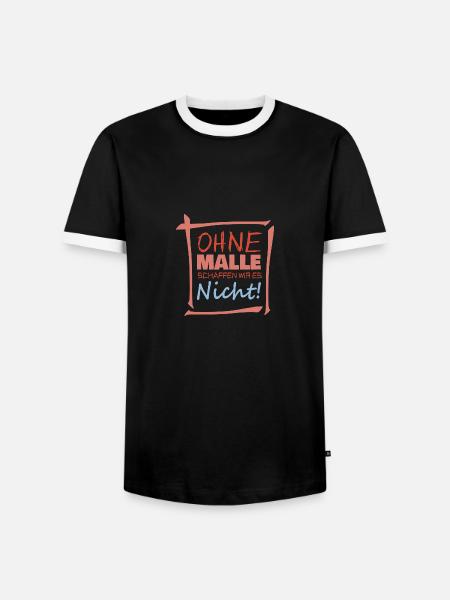 Geschenk für nicht - Männer Kontrast-T-Shirt - Schwarz/Weiß