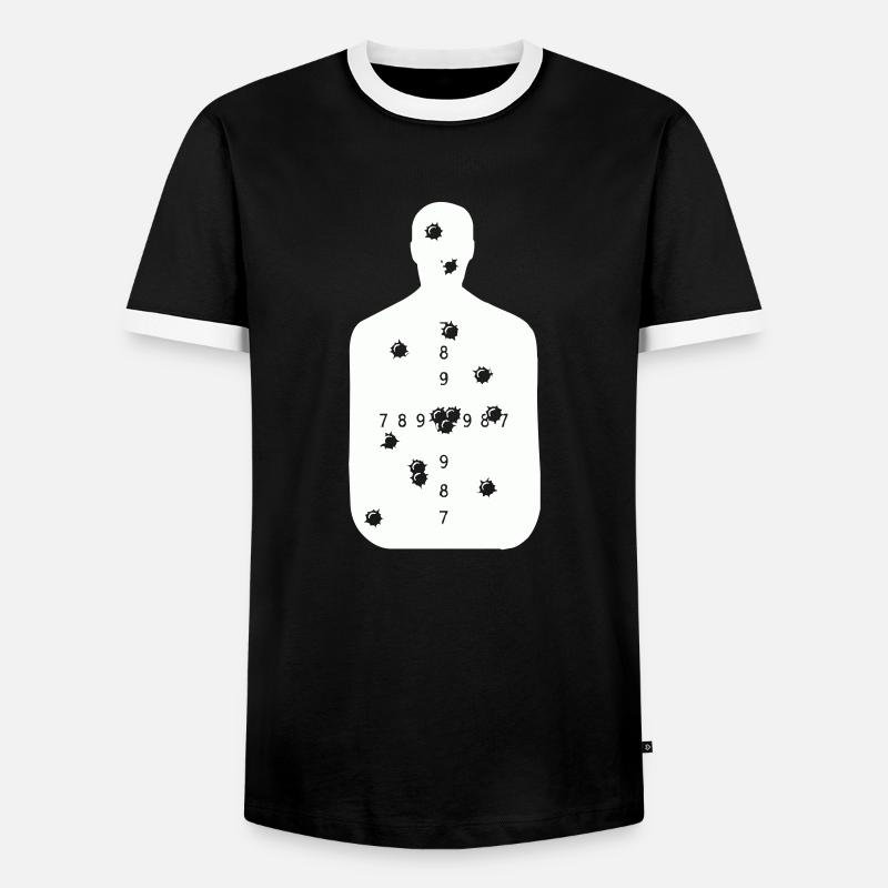 Target - Men's Ringer Shirt - black/white