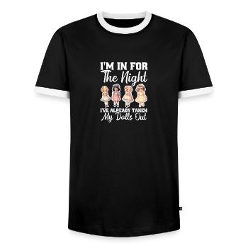 Doll Collector Plangonologist Doll Toys Doll Owner - Männer Kontrast-T-Shirt - Schwarz/Weiß - Vorne - AI Model Female 172 light (172cm) & AI Model Male 178 light (178cm)