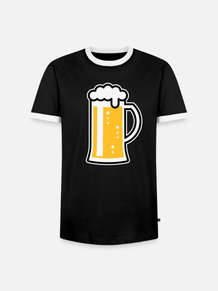 XOriginalBavarian (R3) - Men's Ringer Shirt - black/white