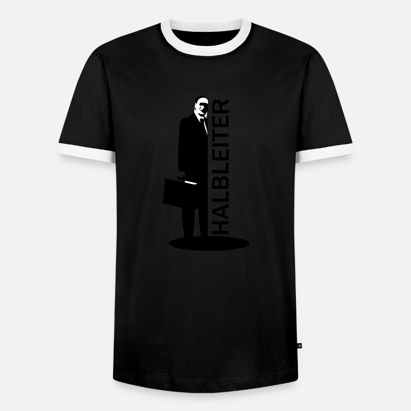 Halbleiter, Chef Vertreter - Männer Kontrast-T-Shirt - Schwarz/Weiß