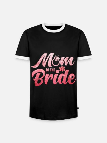 Braut Mutter Hochzeit Trauzeugin - Männer Kontrast-T-Shirt - Schwarz/Weiß