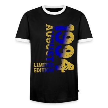 1994 August Limited Edition 29. Geburtstag Outfit - Männer Kontrast-T-Shirt - Schwarz/Weiß - Vorne - AI Model Female 172 light (172cm) & AI Model Male 178 light (178cm)