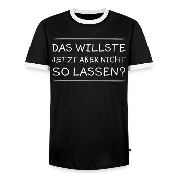 Bauherr Bauherrin Geschenk Lustiger Spruch Hausbau - Männer Kontrast-T-Shirt - Schwarz/Weiß - Vorne - AI Model Female 172 light (172cm) & AI Model Male 178 light (178cm)