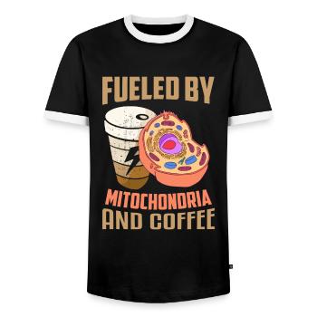 Biologe Wissenschaftler Biologie Geschenk - Männer Kontrast-T-Shirt - Schwarz/Weiß - Vorne - AI Model Female 172 light (172cm) & AI Model Male 178 light (178cm)