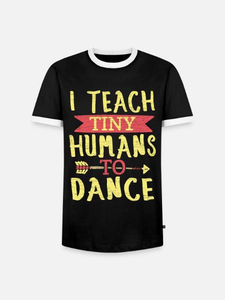 Tanzlehrer Tänzer Geschenk - Männer Kontrast-T-Shirt - Schwarz/Weiß