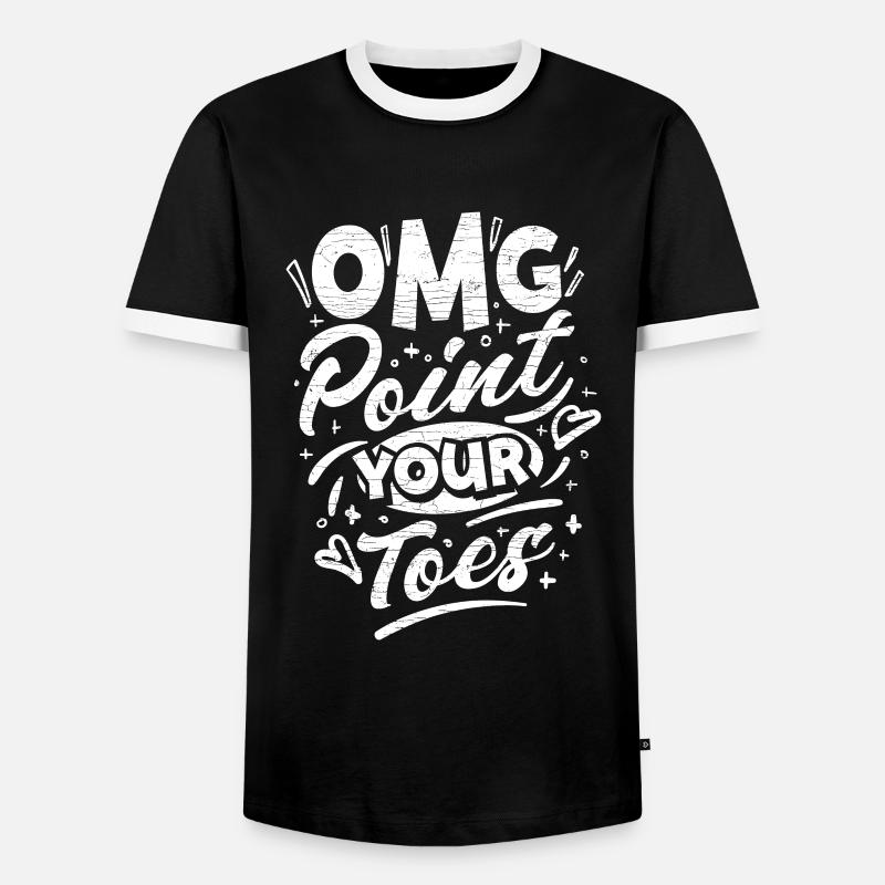 Tanzen Tänzer - Männer Kontrast-T-Shirt - Schwarz/Weiß