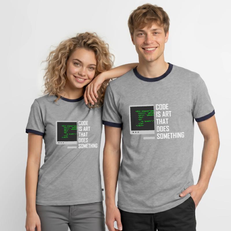 Computer scientist computer science programmer gift Men's Ringer Shirt