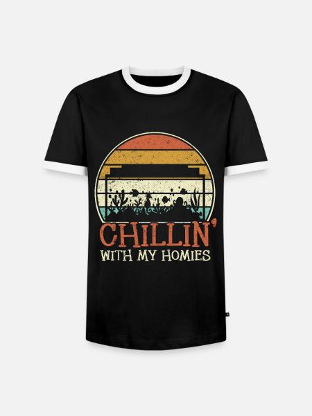 Aquarianer Aquarium - Männer Kontrast-T-Shirt - Schwarz/Weiß